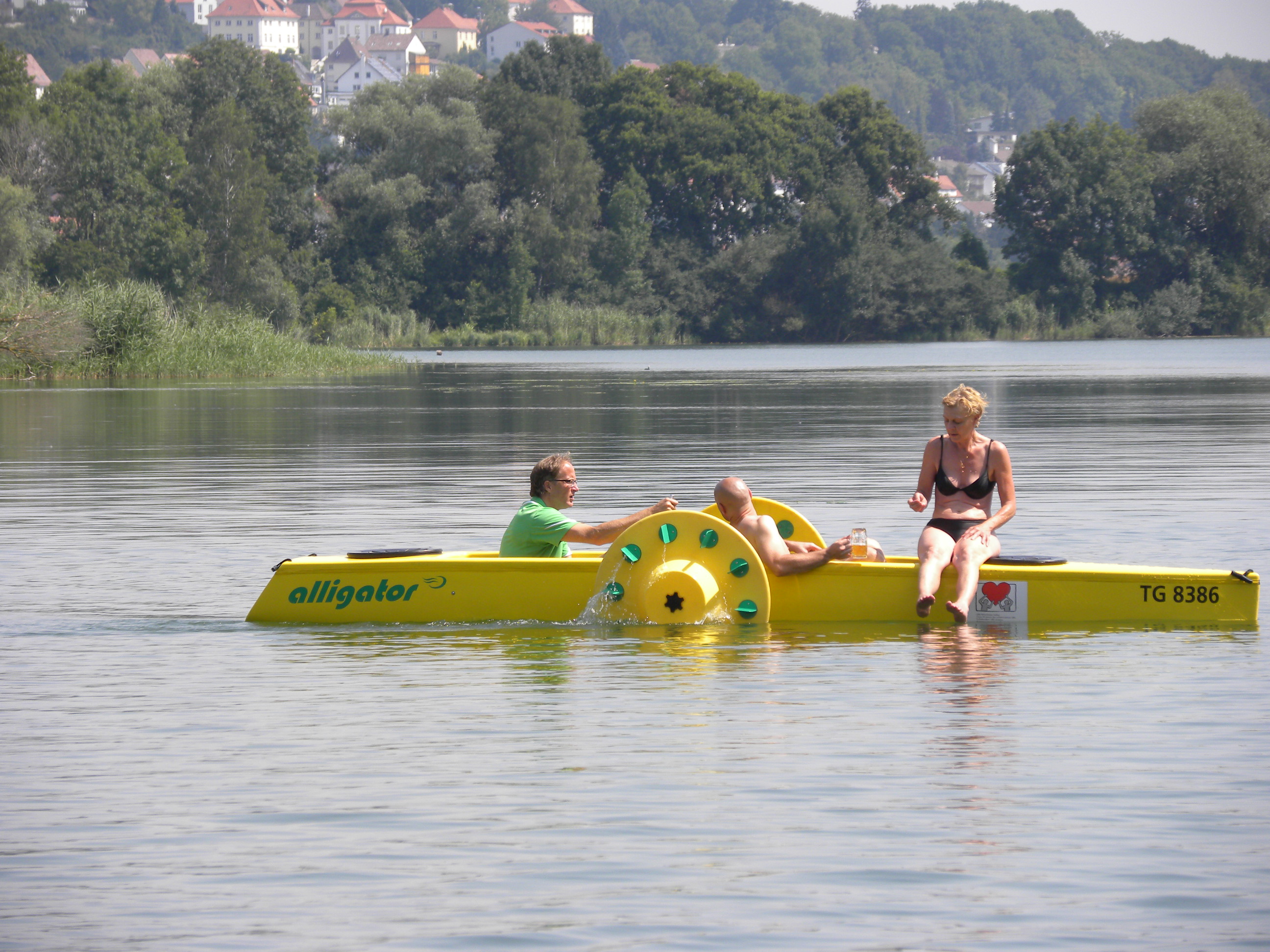 Das Paraboat zur Erholung